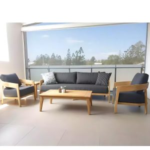 Melbourne Teak Outdoor Lounge Furniture Set