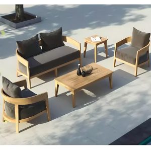 Melbourne Teak Garden Lounge Furniture Set