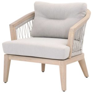 Luxury Outdoor Furniture - Richard Lounge Chair with Woven Rope And Cushion