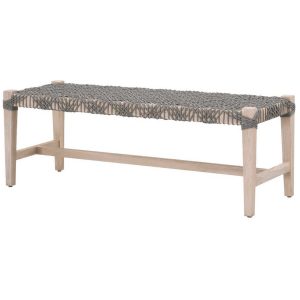 Charista Bench With Woven Rope - Garden Furniture At Wholesale Price