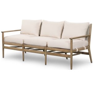 Davinci Luxury Teak Outdoor Bench Furniture with Natural Rope And Cushion – Premium Garden Furniture Factory Direct from Indonesia
